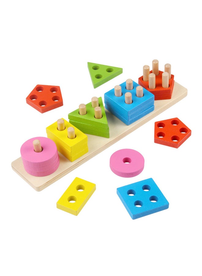 ليوو لعبة Wooden Shape Sorter - Image 4