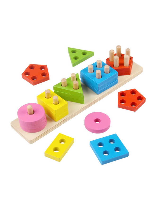 ليوو لعبة Wooden Shape Sorter - Image 1