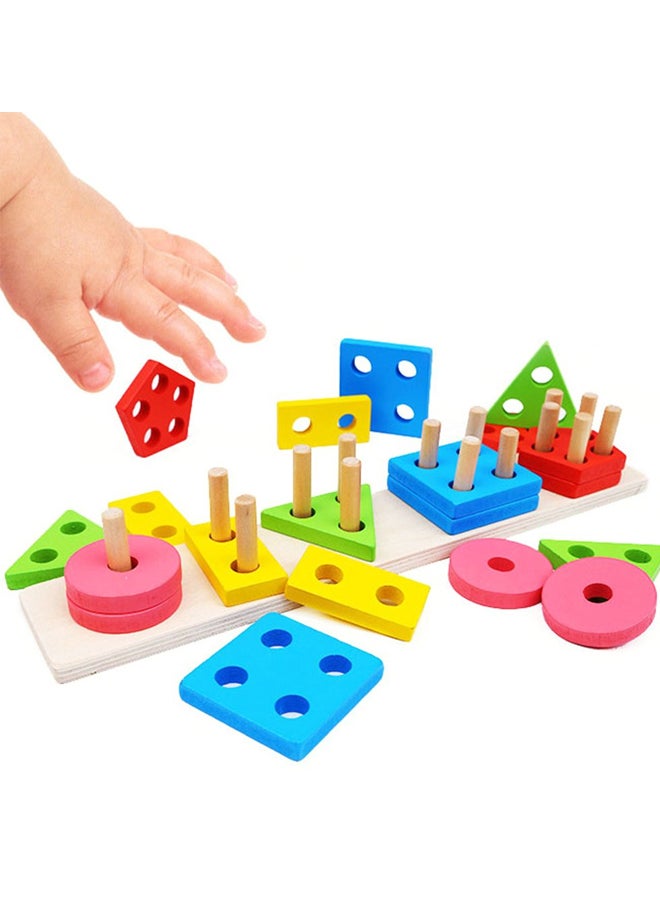 ليوو لعبة Wooden Shape Sorter - Image 2