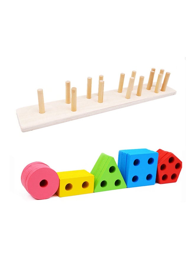 ليوو لعبة Wooden Shape Sorter - Image 3