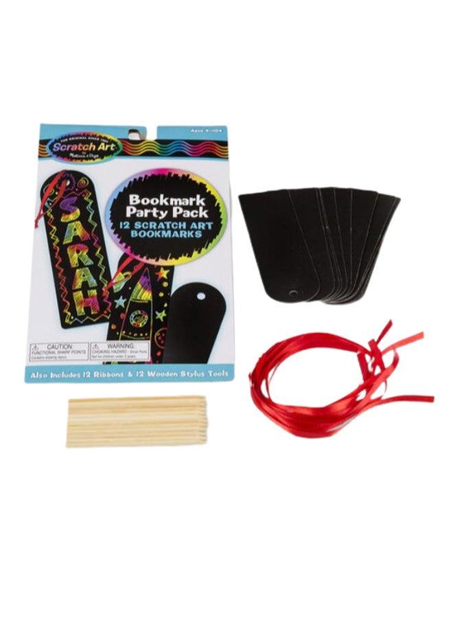 Melissa & Doug - 36-Piece Scratch Art Bookmark Party Pack Activity Kit 5906 - Image 1