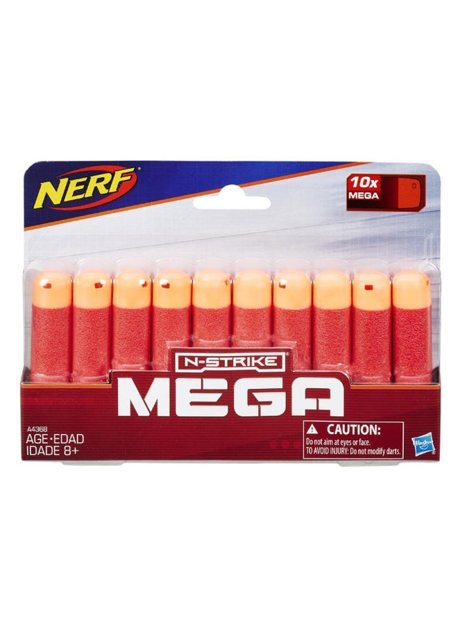 NERF - 10-Piece N-Strike Elite Mega Dart Refill Set - Image 1