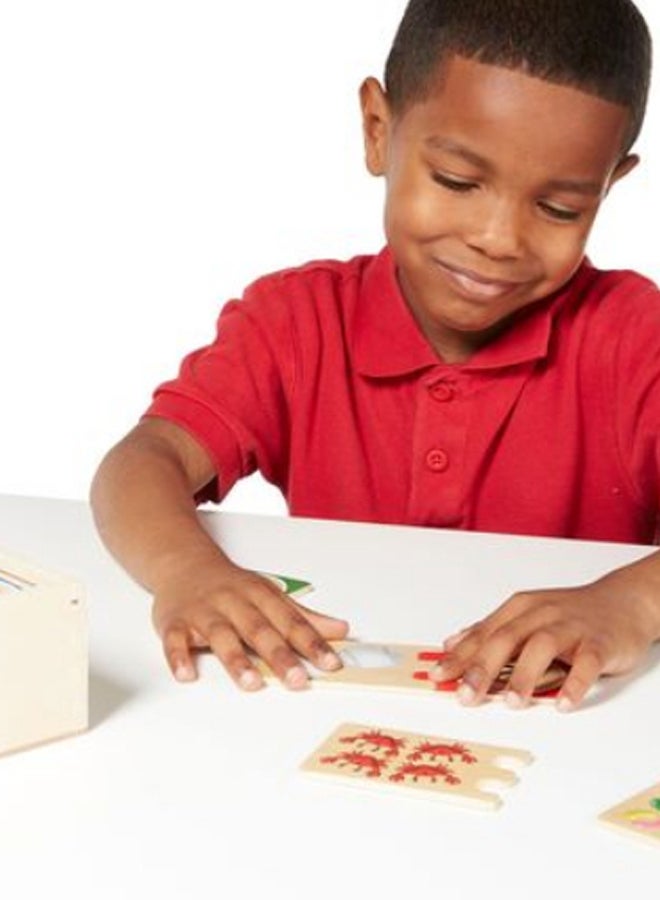 Melissa & Doug Number Puzzles – Wooden Number Learning Toy with Colorful 0–20 Pieces and Matching Pictures – Educational Counting and Math Skills Activity for Kids Ages 3+ | MD2542 - Image 4