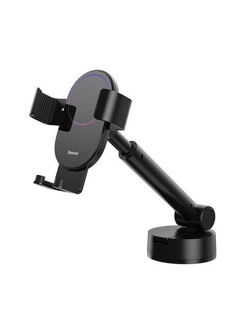 Gravity Car Phone Holder Dashboard Car Mobile Stand Windshield Car Cradle Suction Compatible with iPhone 13 Pro,13 Pro Max,13,13 mini, iPhone 12 pro max,11 Pro Max Xs Max X XR, Galaxy S10+, and More Black