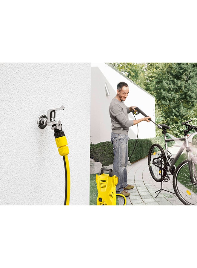 KARCHER 100V K 3 Follow Me High Pressure Washer With Hose Set For Water Supply Yellow/Black 58.7x39.3x31.9cm - Image 5