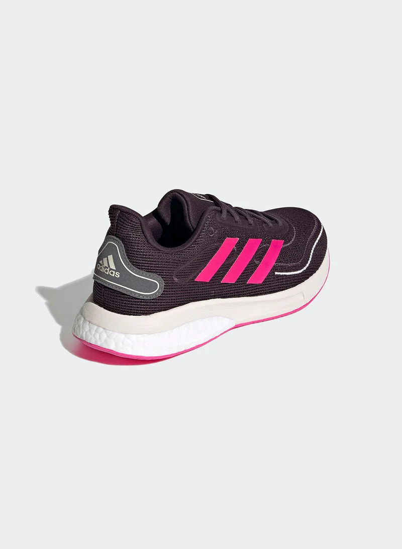 Adidas Kids Supernova Running Shoes Noble Purple/Noble Purple/Shock Pink
