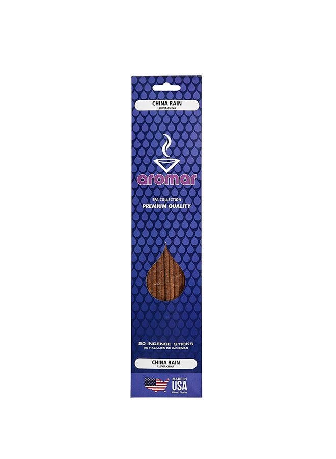 China Rain Incense 20 Stick Brown