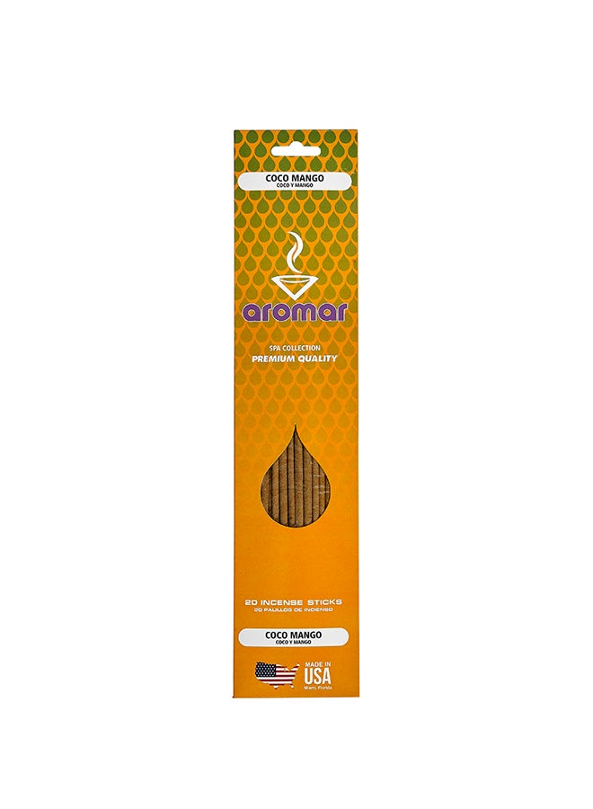 Coco Mango  Incense 20 Stick Brown