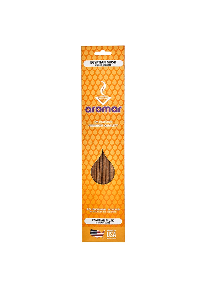 Egyptian Musk Incense 20 Stick Brown