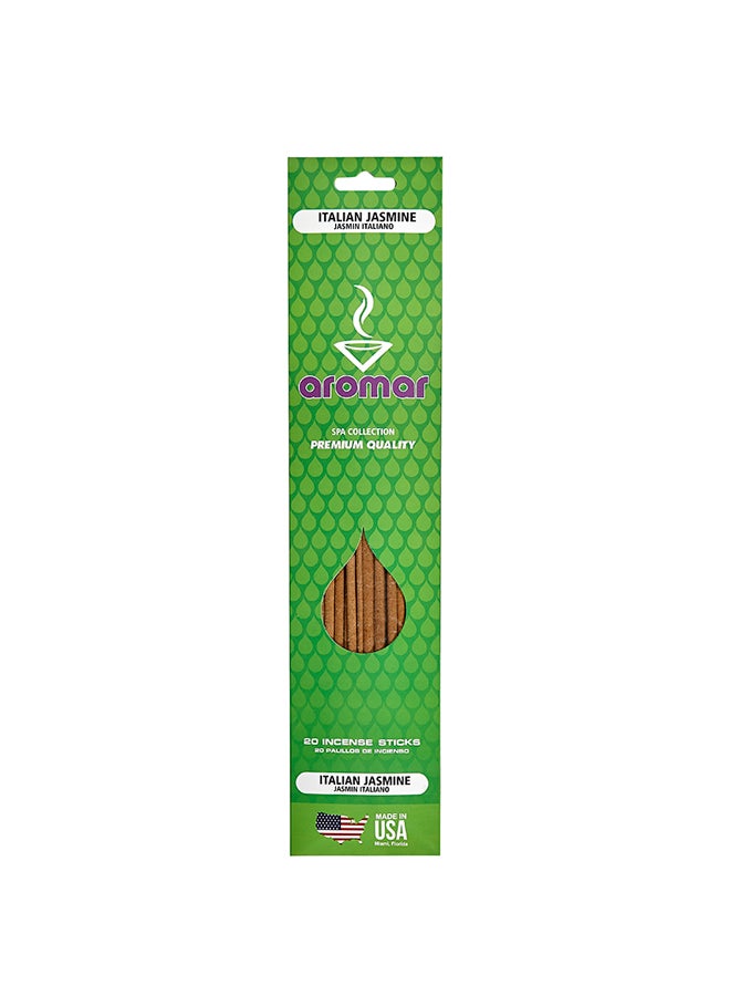 Italian Jasmine Incense 20 Stick Brown