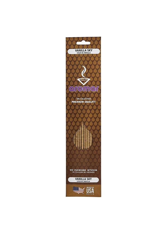 Vanilla Sky Incense 20 Stick Brown