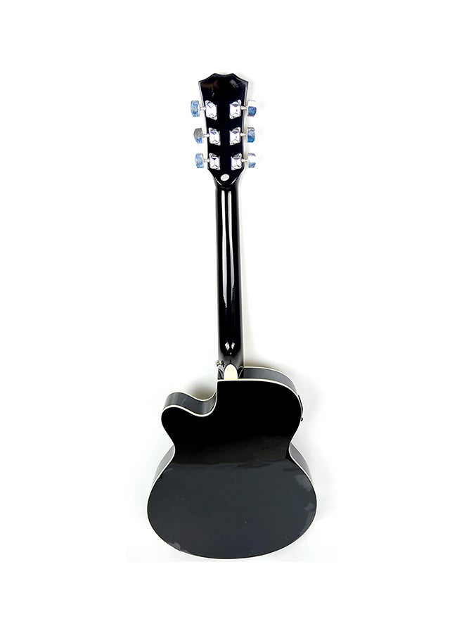 Acoustic Eq Slim Guitar With Bag And Strap 40 Inch Glossy Black