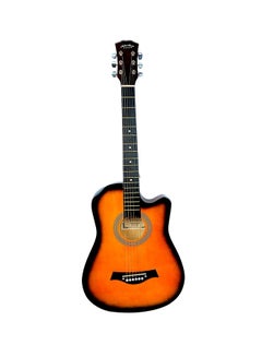 Mike Music Acoustic Guitar With Bag And Strap 38 Inch Sunburst Glossy ...