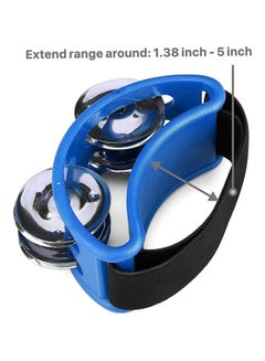 Foot Tambourine Percussion With Double Row Steel Jingles - v1599379199/N39369823A_6