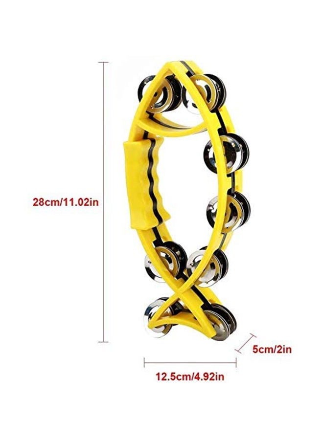 Mike Music - Fish Shape Handbell Tambourine - Image 1