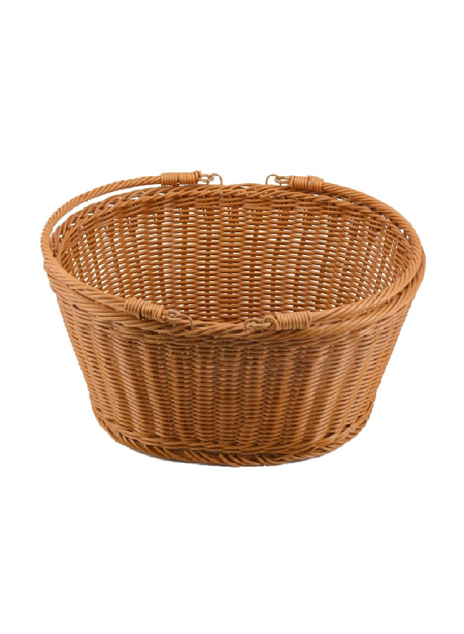 Washable Plastic Display Basket Brown 30x37.5x21cm  - Image 2