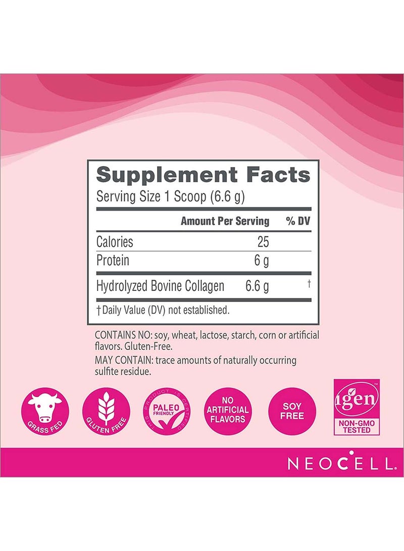 NEOCELL - Super Collagen Powder (Type 1&3) 10g collagen peptides 7 Oz Unflavored - Image 1