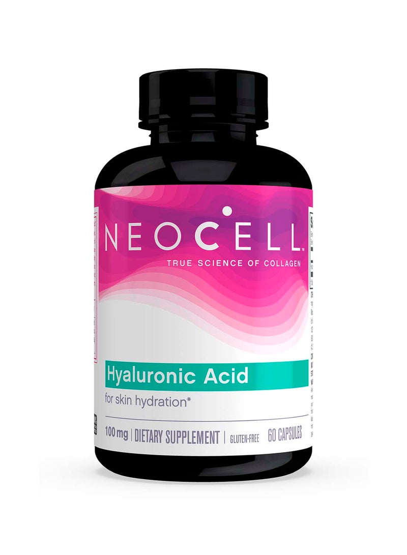 NEOCELL Hyaluronic Acid 100mg 60 Capsules - Image 1