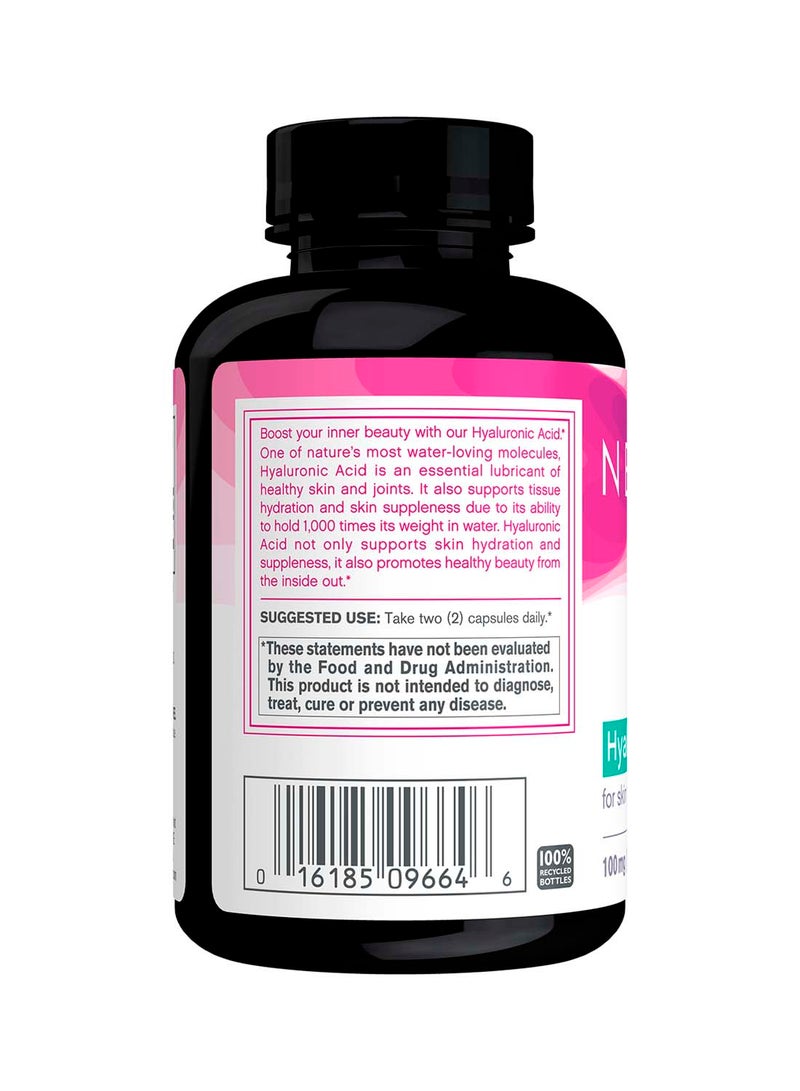 NEOCELL Hyaluronic Acid 100mg 60 Capsules - Image 2