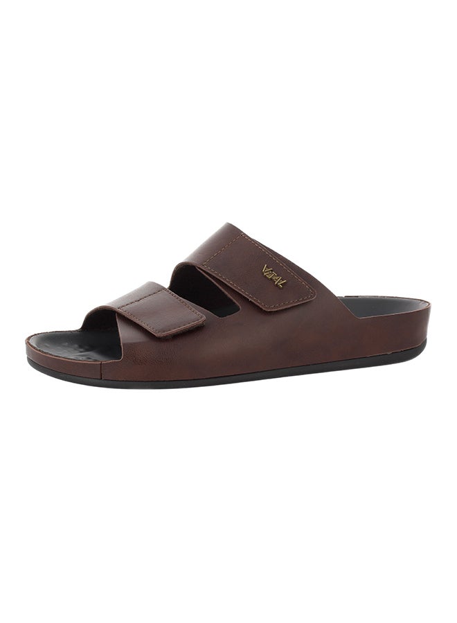 VITAL - Classic Slip-On Sandals Brown - Image 1