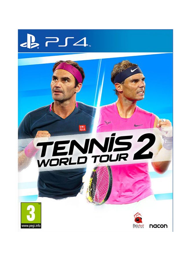 ناكون لعبة "Tennis World Tour 2" (إصدار عالمي) - بلاي ستيشن 4 (PS4)