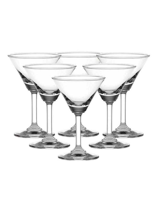 Ocean 6-Piece Classic Martini Glass Set Clear 95ml  - Image 2