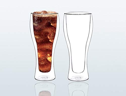 BLACKSTONE 2-Piece Double Wall Glass Tumbler Clear 450ml - Image 2