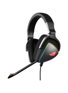 ROG Delta Gaming Headset | Headset With Mic And Hi-Res Ess Quad-Dac | Compatible Gaming Headphones For PC, MAC, PS4, Xbox One | Aura Sync RGB Lighting