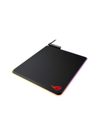 NH02-ROG Balteus RGB Gaming Mouse Pad, Aura Sync Lighting, USB 2.0 Pass-Through, Micro-Textured Hard Surface, Nonslip Rubber Base, Lighting Mode & Brightness Controls, 2m Braided Cable, Armoury Crate Support | 370 x 320 x 7.9mm | 90MP0110-B0UA00 - v1599461933/N40112526A_1