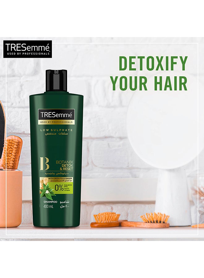 Tresemme - Botanix Natural Detox And Reset Shampoo With Green Tea And Ginger 400ml - Image 1