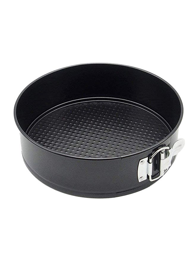Non-Stick Springform Cake Pan with Removable Bottom Black 7inch - Image 1