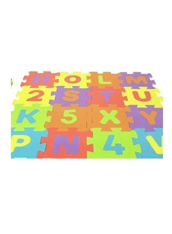 Chad Valley - 36-Piece Numbers And Letters Mats Puzzle - Image 1