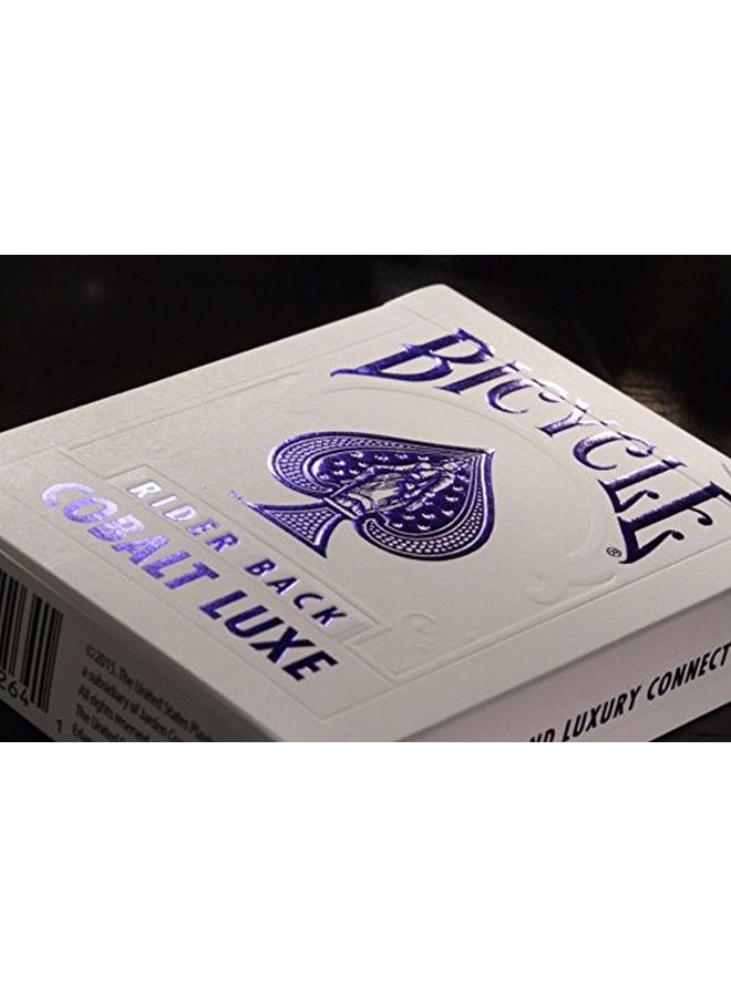 Bicycle Rider Back Cobalt Luxe Card Game - Image 4
