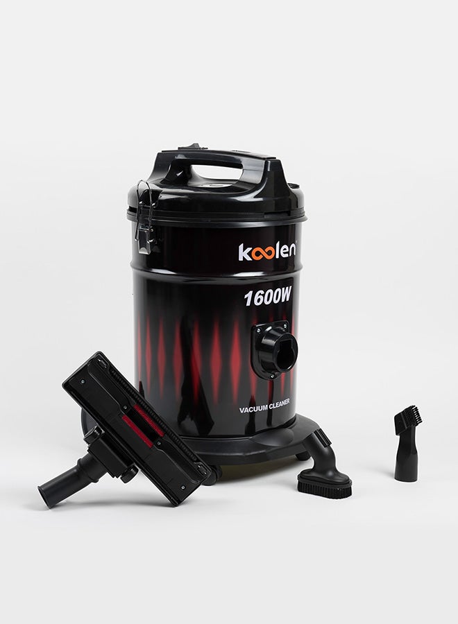 كولن مكنسة كهربائية أسطوانية الشكل 21 L 1600 W 806104003 أسود/أحمر  - Image 2