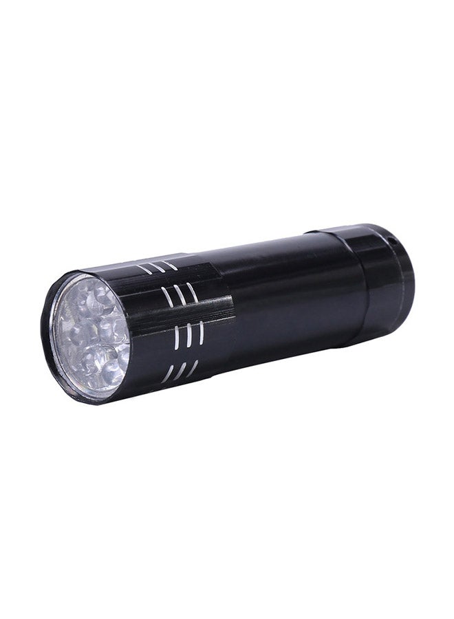 LAWAZIM 3-Piece LED Metallic Finish Flashlight Black 7.5x8.5x2.5centimeter - Image 5