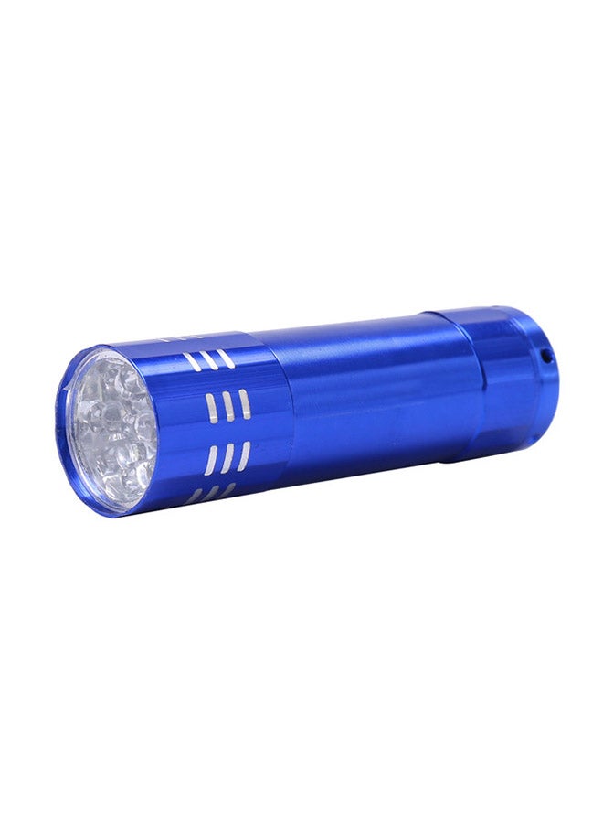 LAWAZIM 3-Piece LED Metallic Finish Flashlight Blue 7.5x8.5x2.5centimeter - Image 5