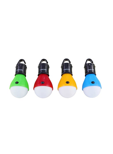 4-Piece LED Tent Light 21x11x5cm