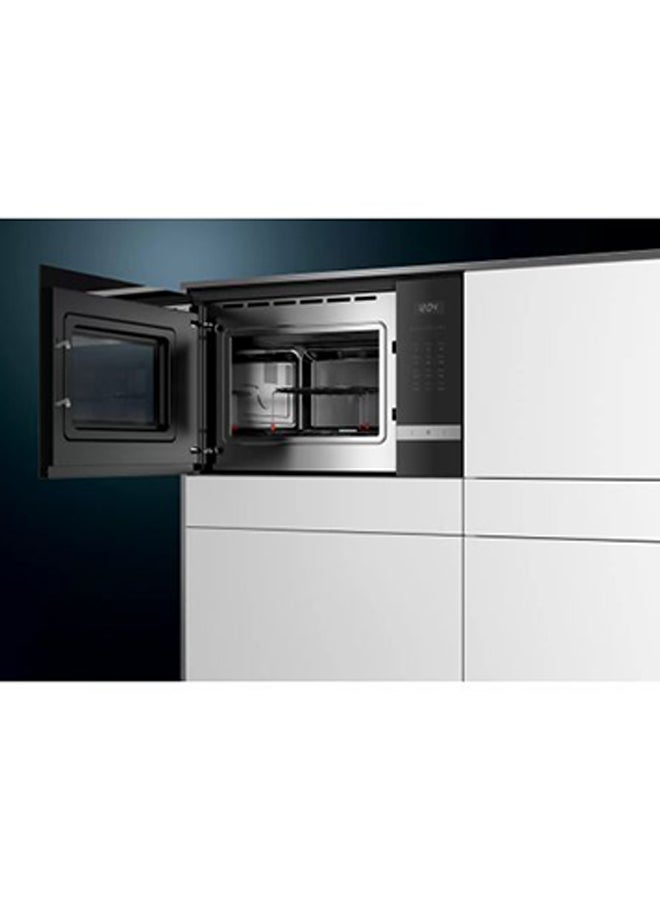سيمنز فرن ميكروويف مدمج 25 L 900 W BE555LMS0M أسود/فضي  - Image 4