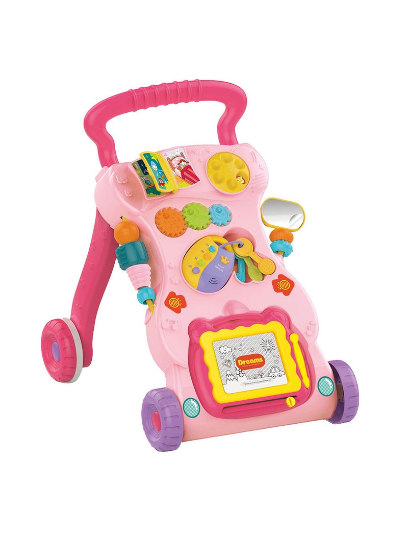 HUANGER - Baby Walker With Light And Music Set For Toddlers With Adjustable Screw - Image 1