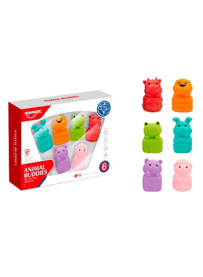 HUANGER 6-Piece Texture Animals Set  - Image 2