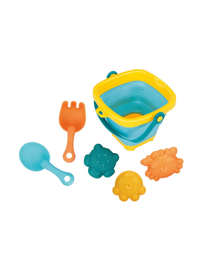 HUANGER - 5-Piece Bath Beach Toy Set With Folding Bucket - Image 1