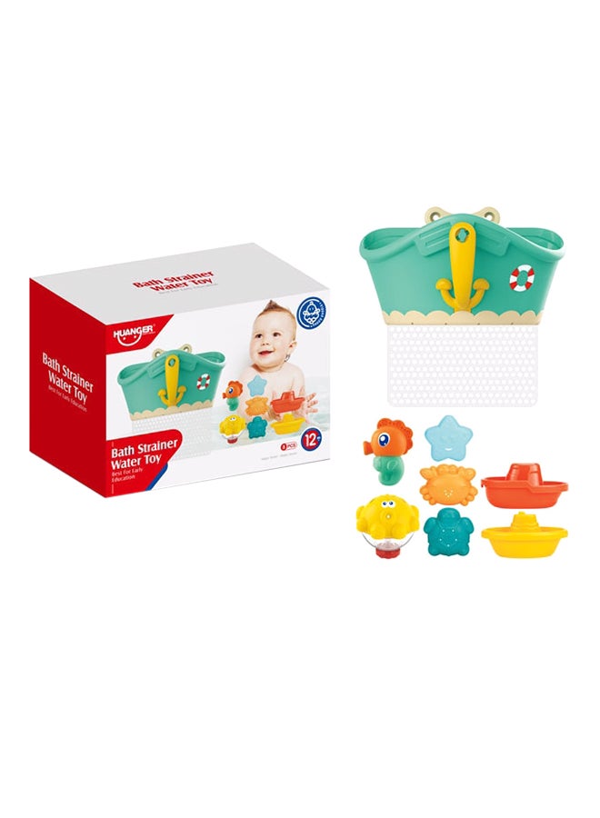 هوانجر مجموعة ألعاب مائية للاستحمام من 7 قطع مع صندوق تخزين - Image 2