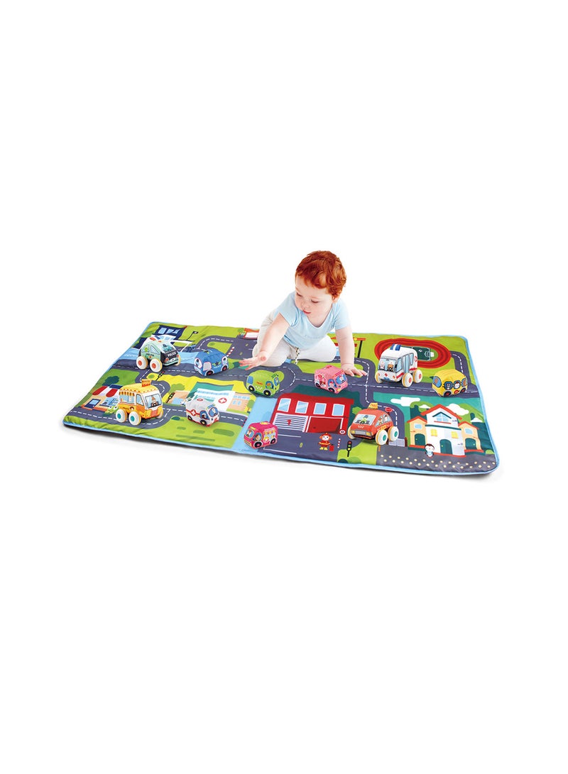 HUANGER - 11-Piece Cloth Vehicle Game Carpet Set - Image 1
