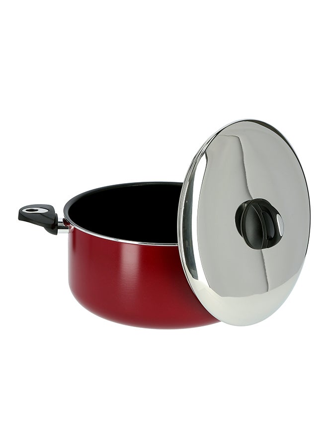 Royalford - Elegant Casserole With Lid Red 24cm - Image 1