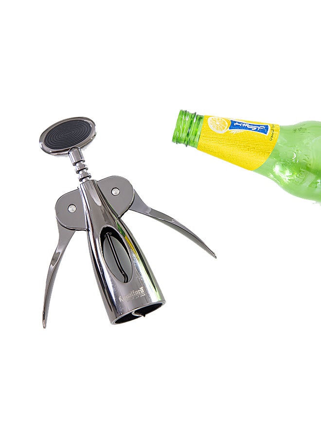 Wine Opener Zinc Alloy +Tpr Handle 19.2X6X4Cm Silver Silver/Blck - v1599478913/N13555065A_6