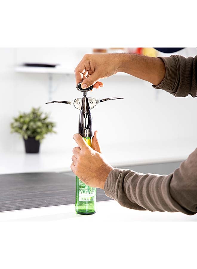 Wine Opener Zinc Alloy +Tpr Handle 19.2X6X4Cm Silver Silver/Blck - v1599478919/N13555065A_8