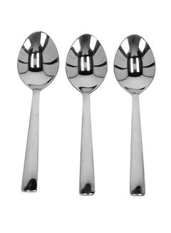 DELCASA 3-Piece Stainless Steel Table Spoon Set Silver 5cm  - Image 1