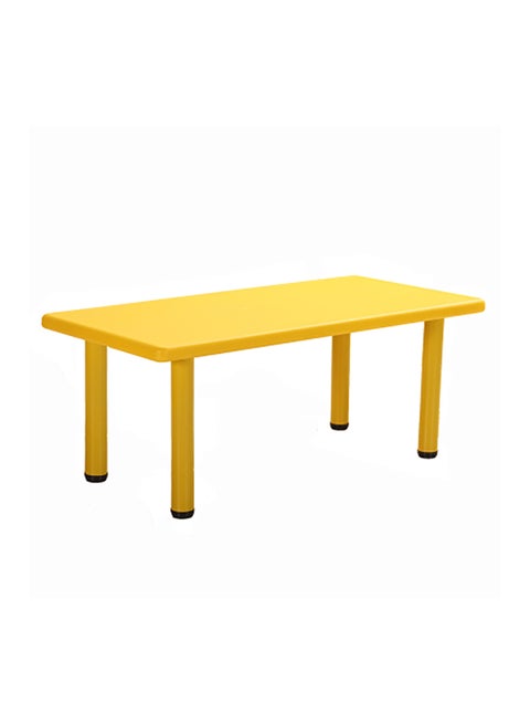 Durable Junior Kindergarten Table Yellow 120x120x60cm
