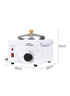 Bluezoo Single Wax Heater Warmer For Hard Wax Hair Removal White 19x18x18cm  - Image 4