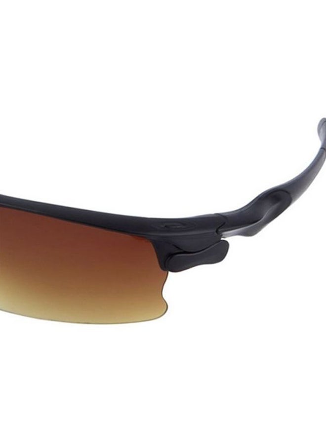 OUTAD Men's Semi-Rimless Wrap-Around Sunglasses - Lens Size: 52 mm  - Image 3